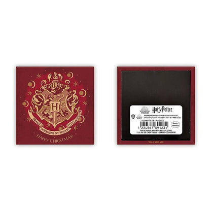 Harry Potter - Magnet Weihnachten Hogwarts - 8 x 8 cm
