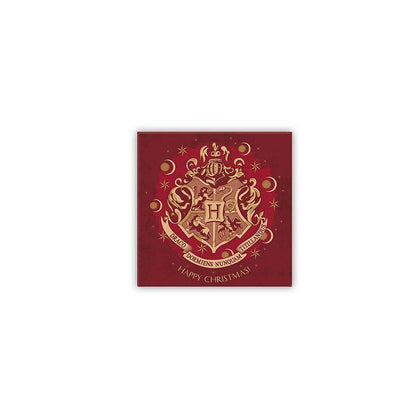 Harry Potter - Magnet Weihnachten Hogwarts - 8 x 8 cm