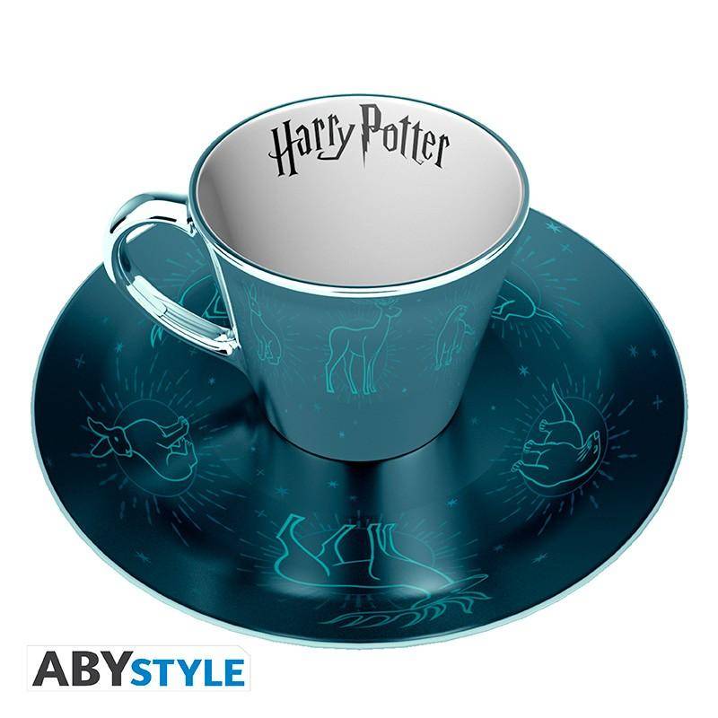 Harry Potter - Spiegeltasse & Teller-Set Patronus