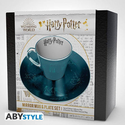 Harry Potter - Spiegeltasse & Teller-Set Patronus