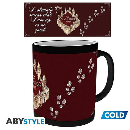Harry Potter - Tasse mit Thermoeffekt Karte des Rumtreibers - 320 ml