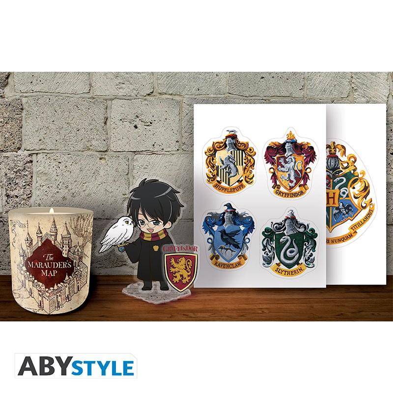 Harry Potter - Geschenkset Karte des Rumtreibers - Kerze, Acryl Aufsteller & Sticker