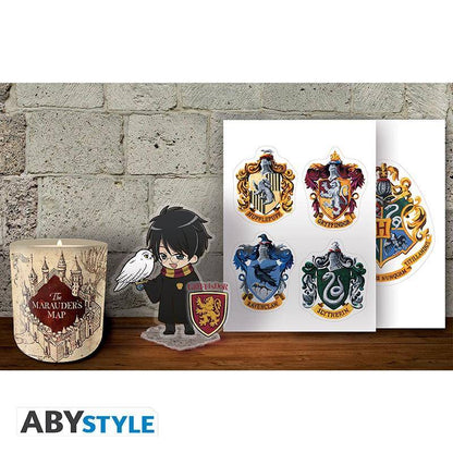 Harry Potter - Geschenkset Karte des Rumtreibers - Kerze, Acryl Aufsteller & Sticker
