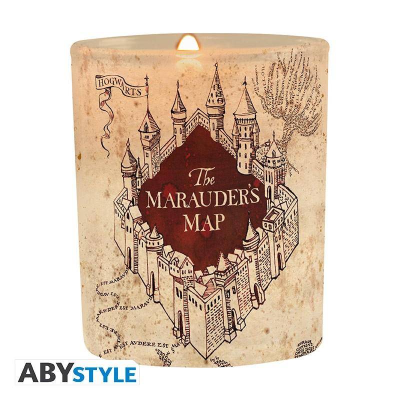Harry Potter - Geschenkset Karte des Rumtreibers - Kerze, Acryl Aufsteller & Sticker