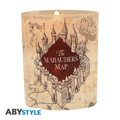 Harry Potter - Geschenkset Karte des Rumtreibers - Kerze, Acryl Aufsteller & Sticker