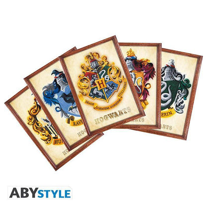 Harry Potter - Geschenkset Hogwarts - Tasse, Acryl Aufsteller & Postkarten