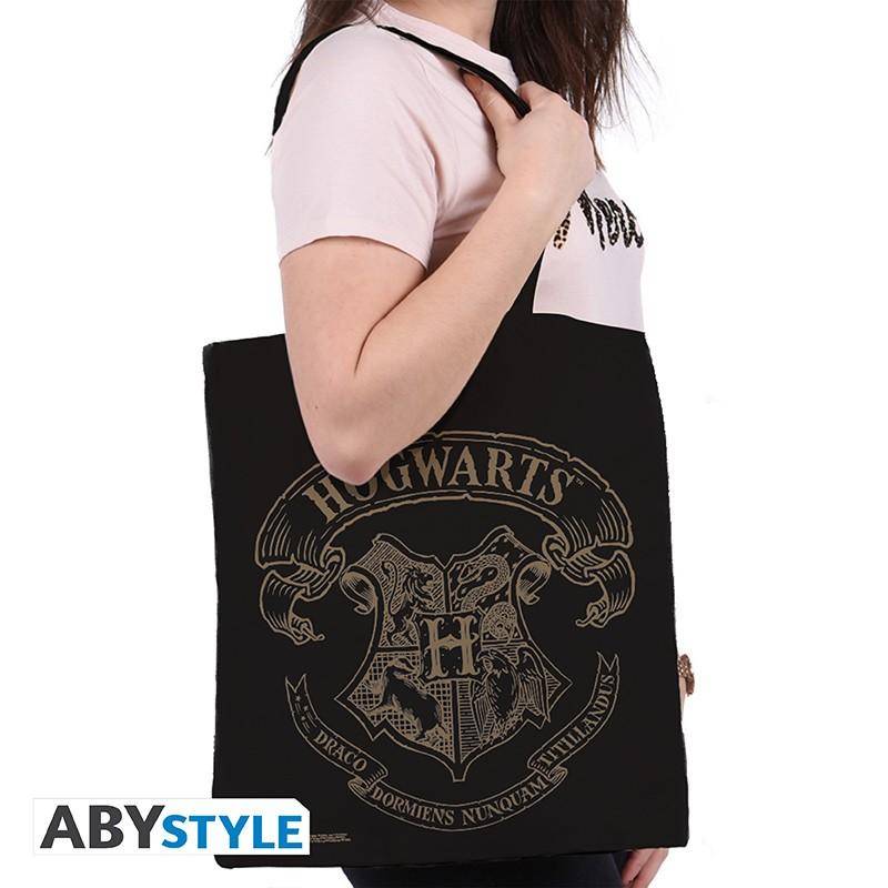 Harry Potter - Baumwolltasche Hogwarts - 37 x 42 cm