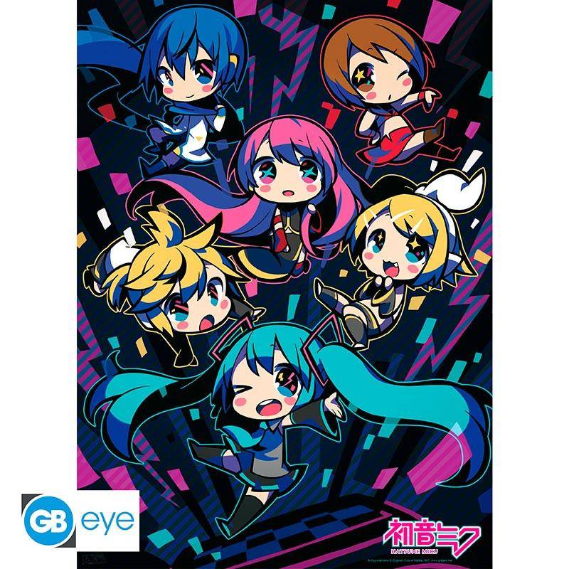 Hatsune Miku - Poster Doppelpack Bühne - 52 x 38 cm