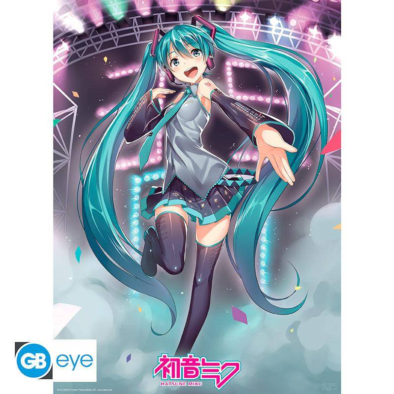 Hatsune Miku - Poster Doppelpack Bühne - 52 x 38 cm