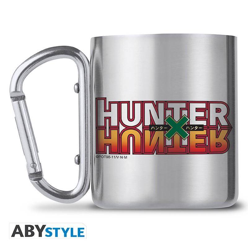 Hunter x Hunter - Metalltasse mit Karabiner Logo - 235 ml