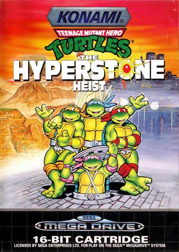 SMD - Teenage Mutant Ninja Turtles The Hyperstone Heist (Gebraucht)