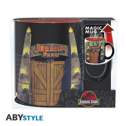 Jurassic Park - Tasse mit Thermoeffekt Tor - 460 ml