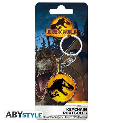 Jurassic World - Metall Schlüsselanhänger Bernstein