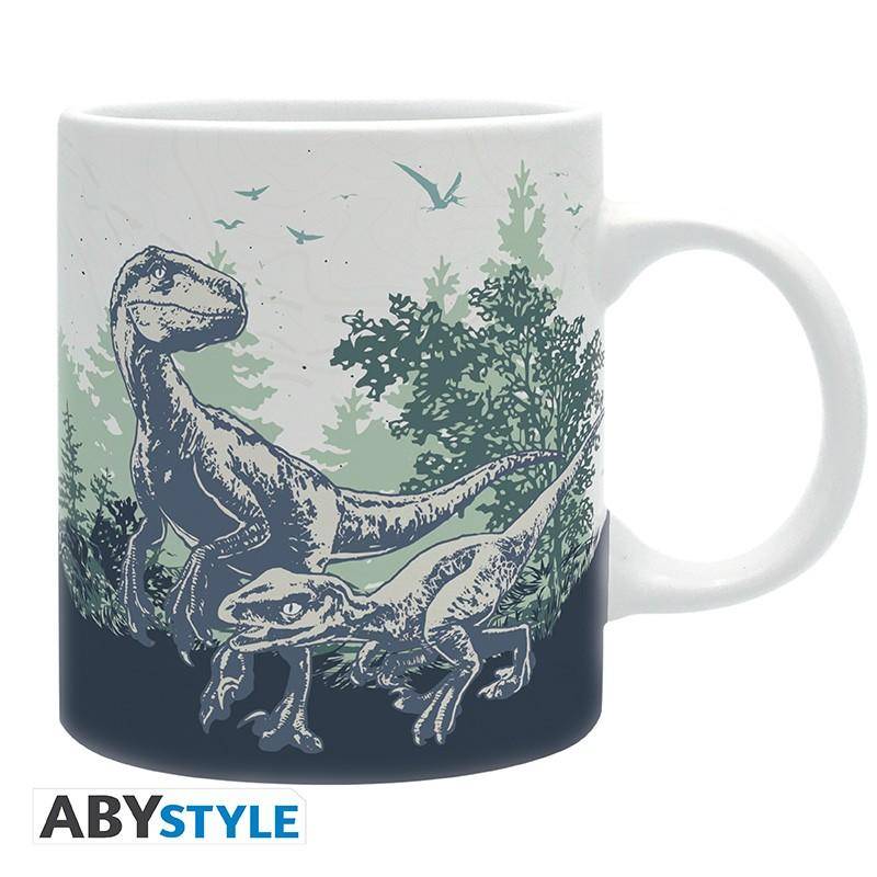 Jurassic World - Tasse Raptorengebiet - 320 ml