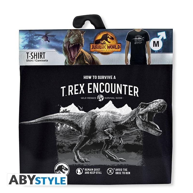 Jurassic Park - Shirt Überlebe einen T-Rex - Männer
