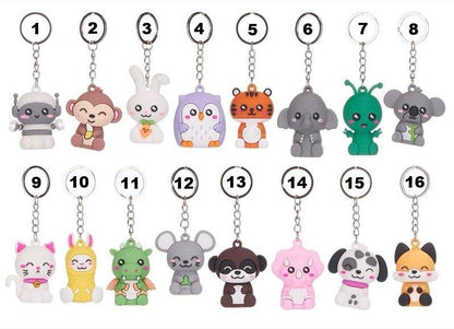 Kawaii Kuties - 3D Schlüsselanhänger - 5 cm