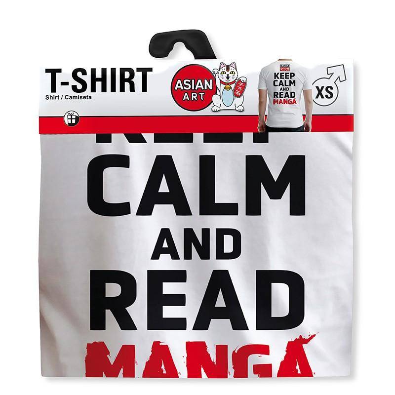 Asiatische Kunst - Shirt Keep Calm And Read Manga - Männer