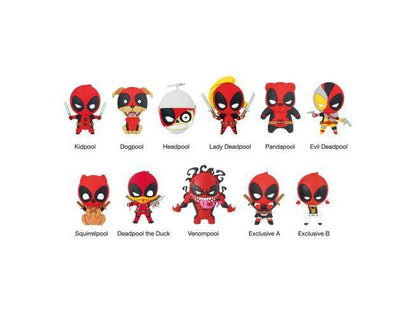 Marvel - Schlüsselanhänger Mytery Box Deadpool (Serie 3)