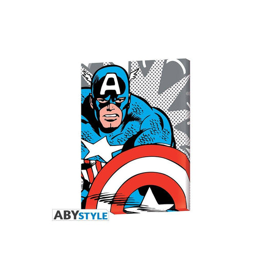 Marvel - Leinwand Bild Captain America Pop Art - 30 x 40 cm