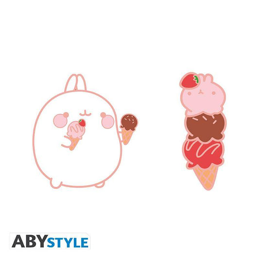 Molang - Pin Set Eiscreme