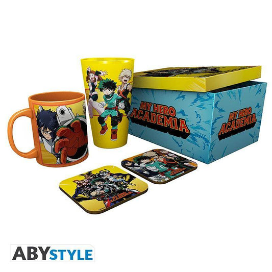 My Hero Academia - Geschenkset Charaktere - Glas, Tasse & Untersetzer