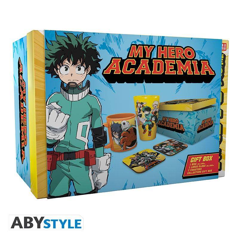 My Hero Academia - Geschenkset Charaktere - Glas, Tasse & Untersetzer