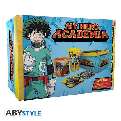My Hero Academia - Geschenkset Charaktere - Glas, Tasse & Untersetzer