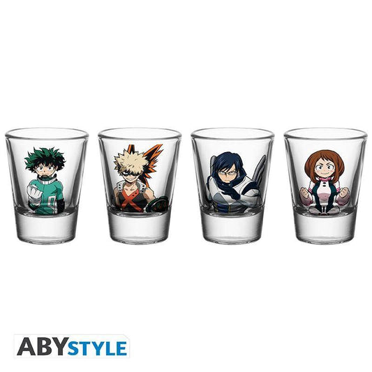 My Hero Academia - Schnapsgläser Set Helden - 50 ml