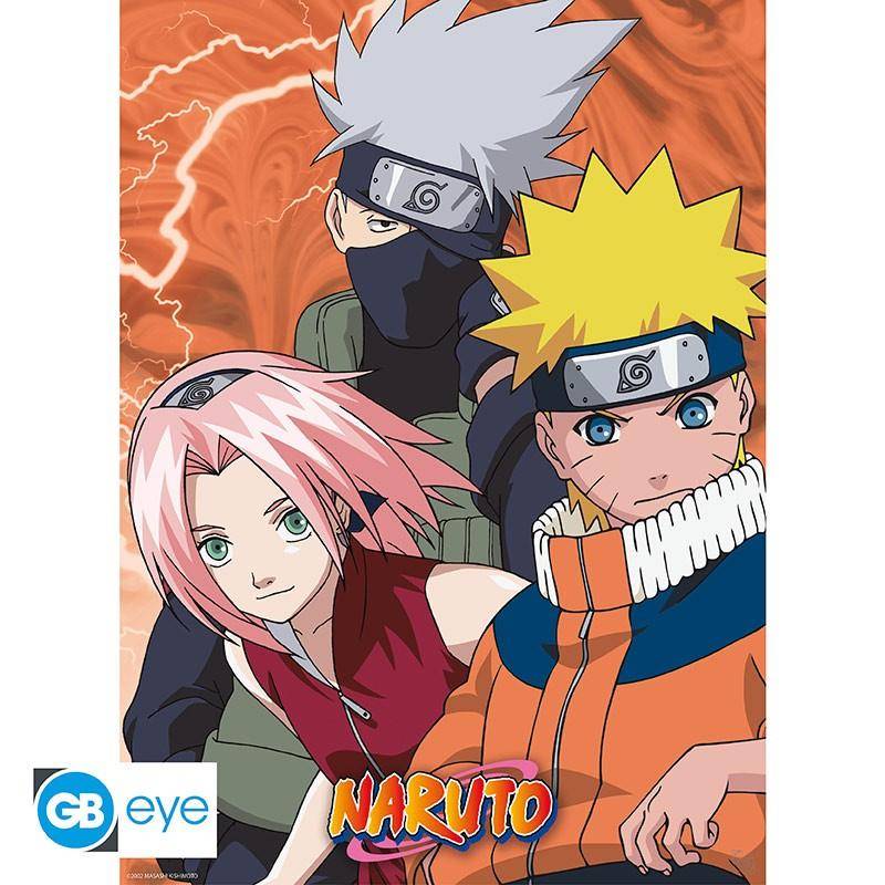 Naruto - Poster Set Konoha Ninjas & Desertierte - 52 x 38 cm