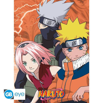 Naruto - Poster Set Konoha Ninjas & Desertierte - 52 x 38 cm