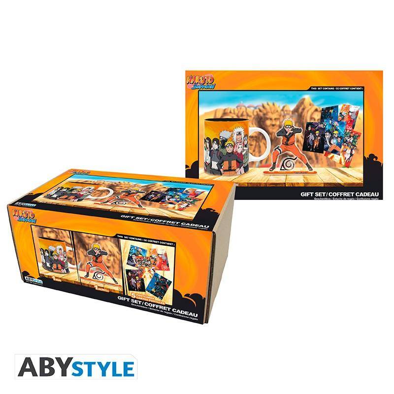 Naruto - Geschenkset Naruto - Tasse, Acryl Aufsteller & Postkarten