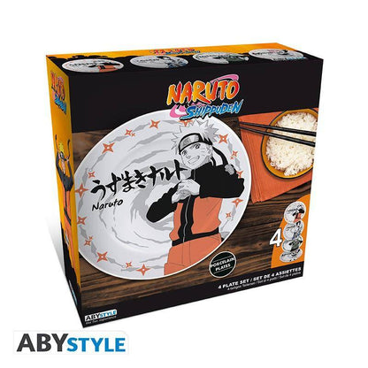 Naruto - Teller Set Charaktere - 21 cm
