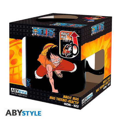 One Piece - Tasse mit Thermoeffekt Ruffy & Ace - 460 ml