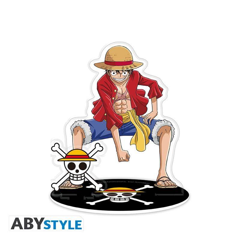 One Piece - Geschenkset Ruffy - Tasse, Acryl Aufsteller & Postkarten
