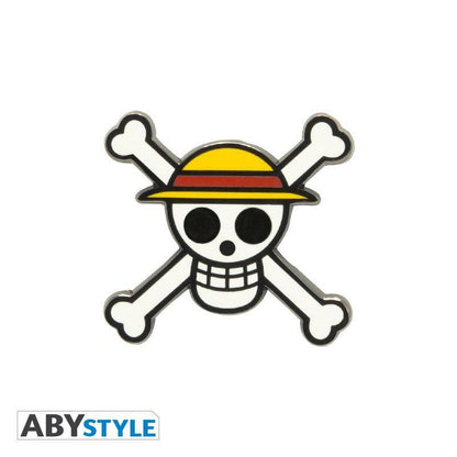 One Piece - Geschenk Set Strohhutbande - Glas, Notizbuch & Ahnstecker