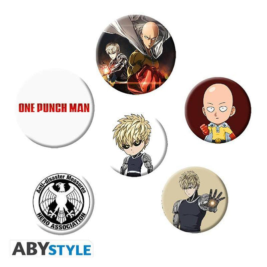 One Punch Man - Pin Set Saitama & Genos