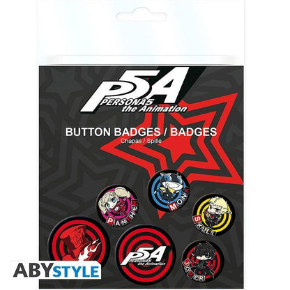 Persona - Button Set Phantom Thieves Chibi