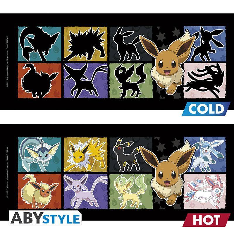 Pokémon - Tasse mit Thermoeffekt Evoli Entwicklungen - 460 ml