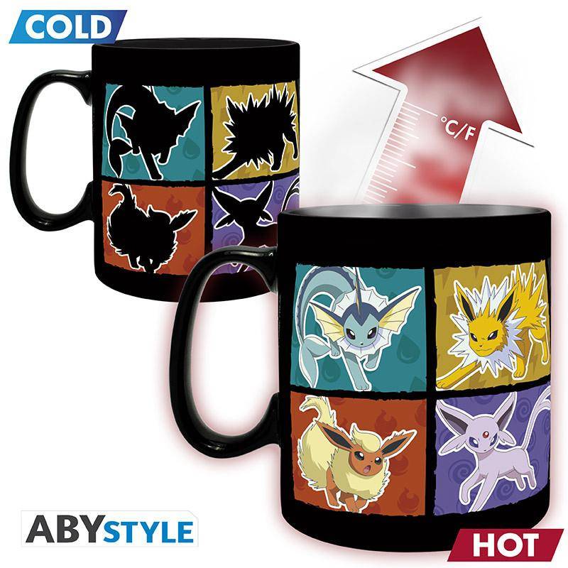 Pokémon - Tasse mit Thermoeffekt Evoli Entwicklungen - 460 ml