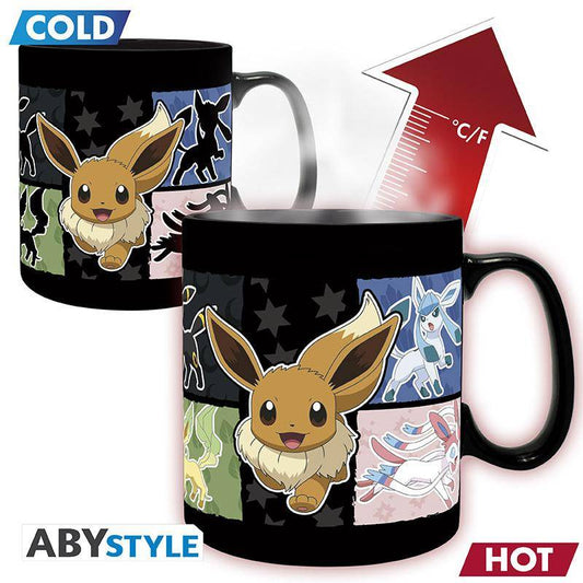 Pokémon - Tasse mit Thermoeffekt Evoli Entwicklungen - 460 ml