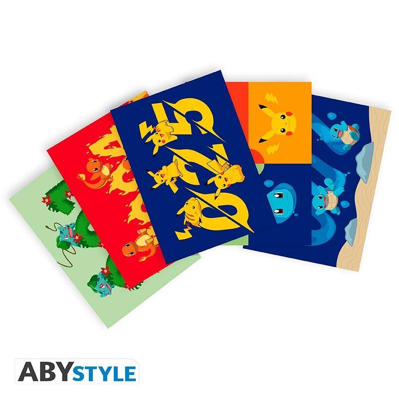 Pokémon - Geschenkset Pikachu - Notizbuch, Tasse & Postkarten