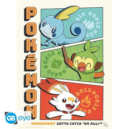 Pokémon - Poster Multipack Starter 21 x 29,7 cm