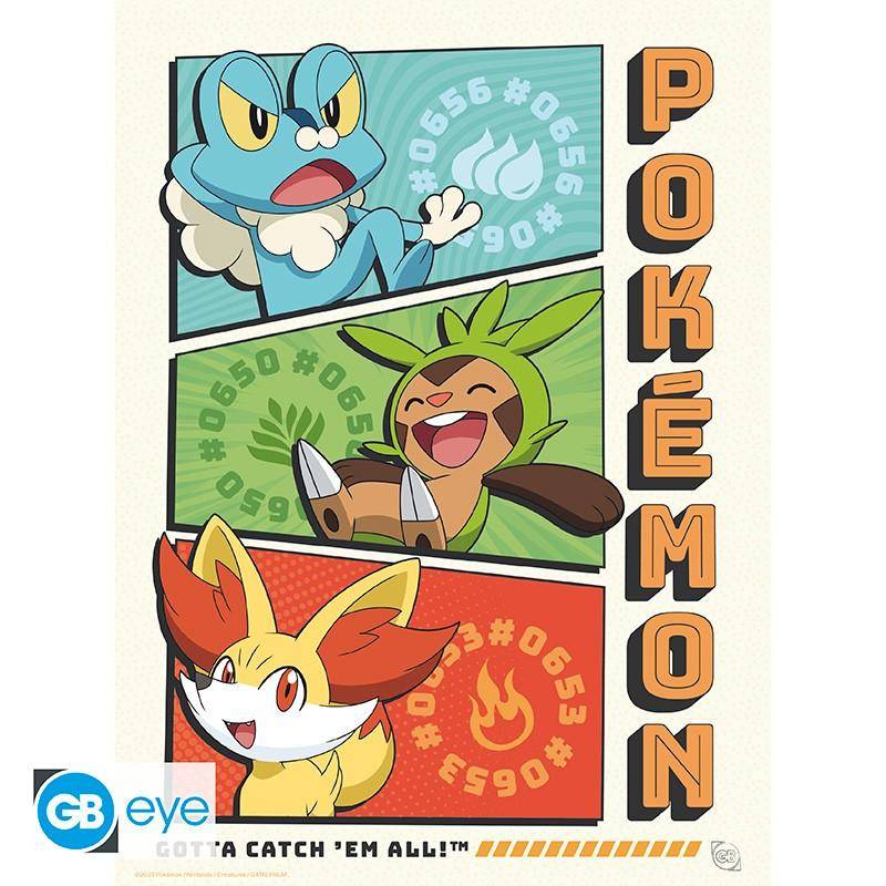 Pokémon - Poster Multipack Starter 21 x 29,7 cm