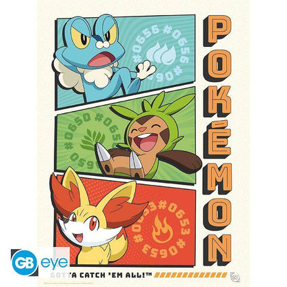 Pokémon - Poster Multipack Starter 21 x 29,7 cm