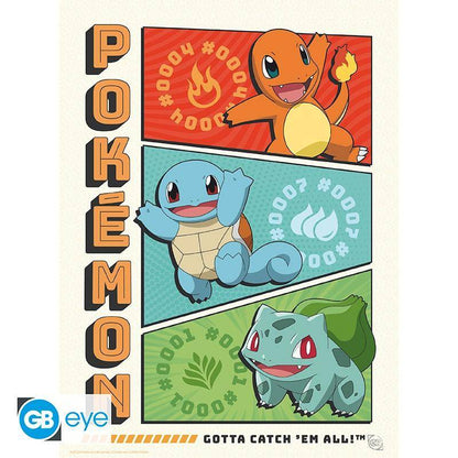 Pokémon - Poster Multipack Starter 21 x 29,7 cm