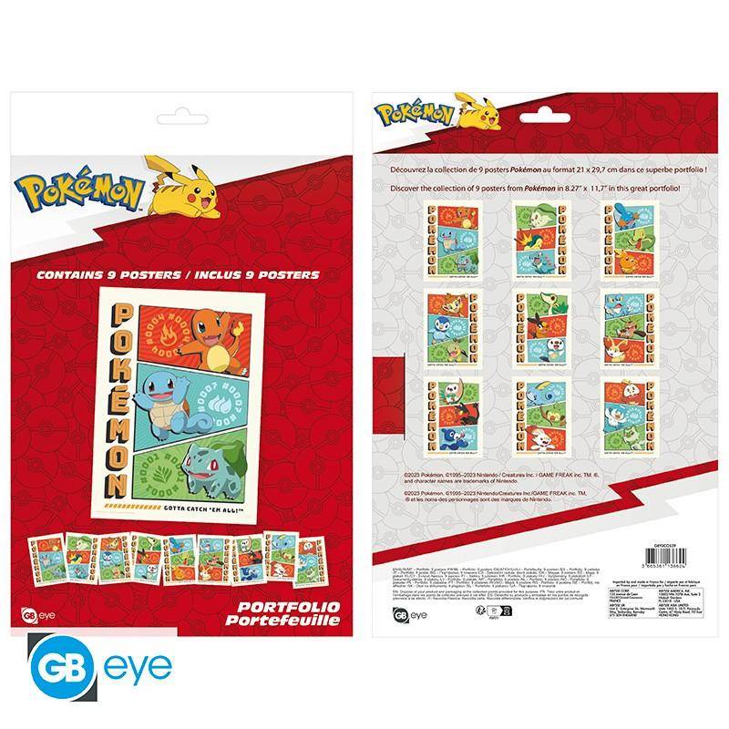 Pokémon - Poster Multipack Starter 21 x 29,7 cm