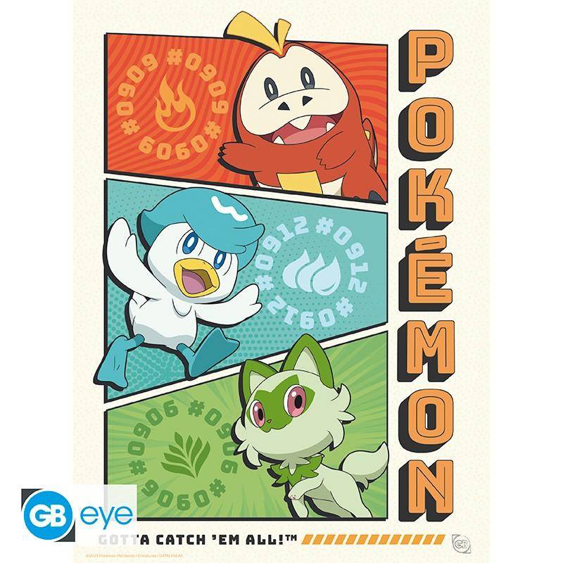 Pokémon - Poster Multipack Starter 21 x 29,7 cm