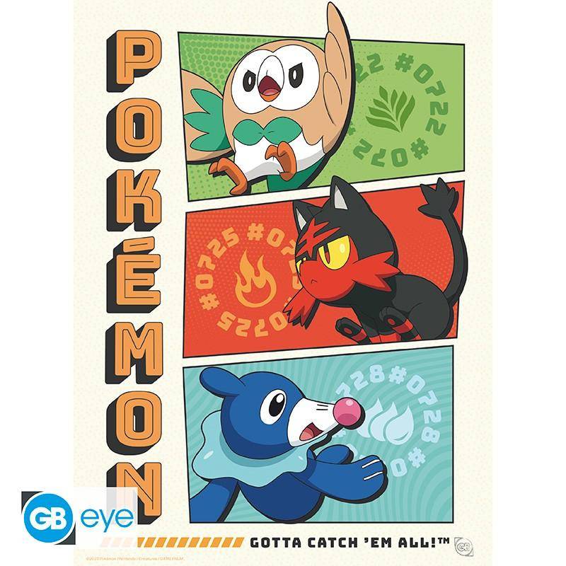 Pokémon - Poster Multipack Starter 21 x 29,7 cm