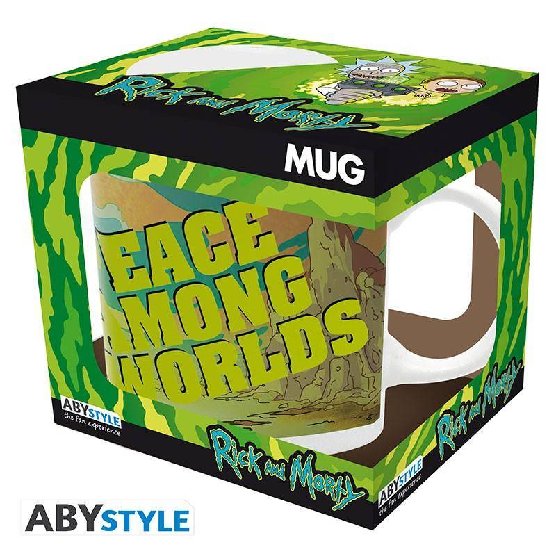 Rick an Morty - Tasse Frieden - 320 ml