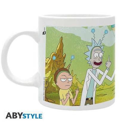 Rick an Morty - Tasse Frieden - 320 ml